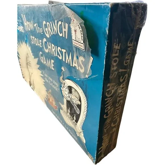 New SEALED 1997 HTF Dr. SUESS HOW THE GRINCH STOLE CHRISTMAS GAME 1st EDITION - Picture 5 of 13